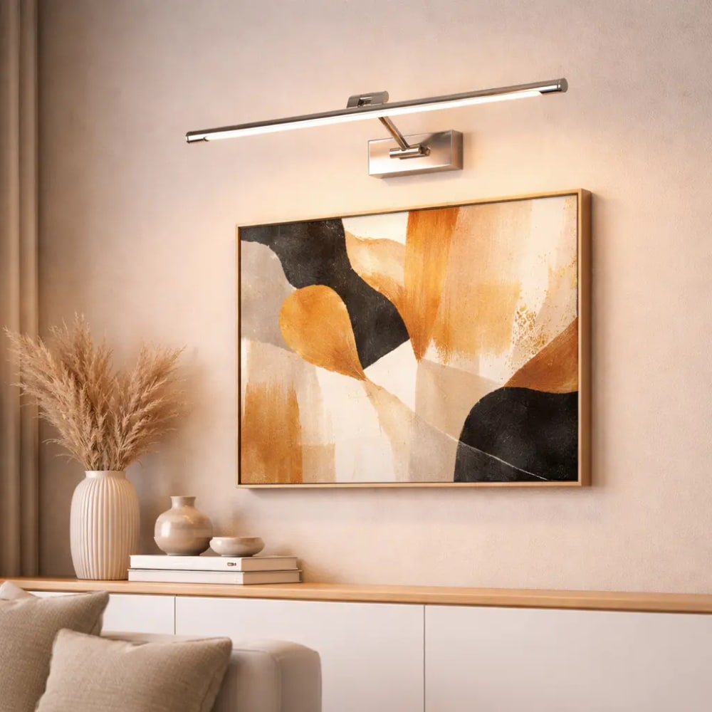 Bildleuchte verstellbar Alu Chrom 48 cm 10W - Maisons Du Monde