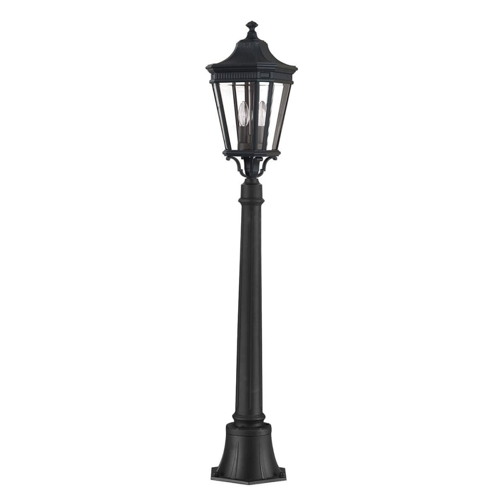 Lampadaire aluminium noir h. 110 cm