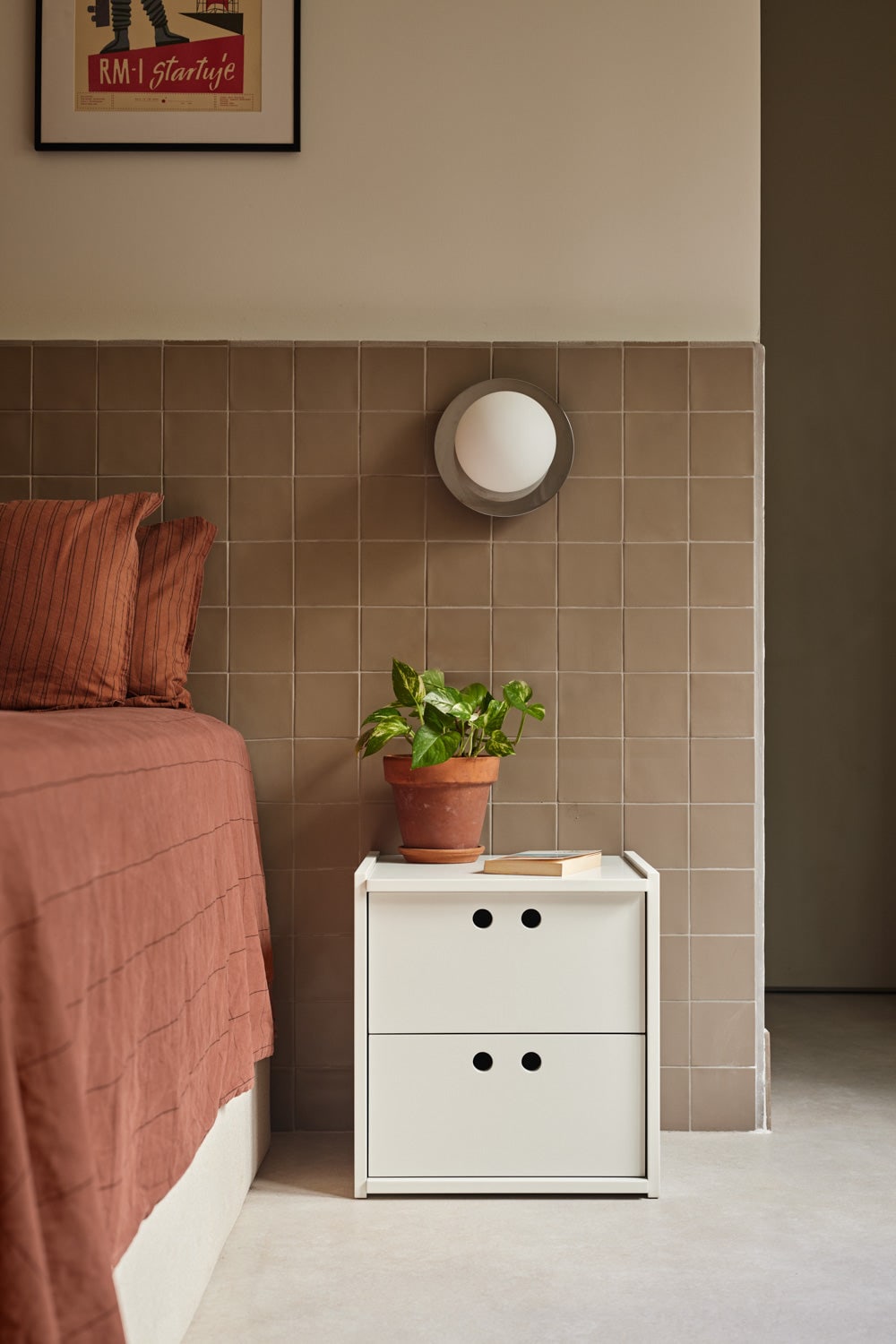 Nachttisch 2 Schubladen 40x42 cm - Maisons Du Monde