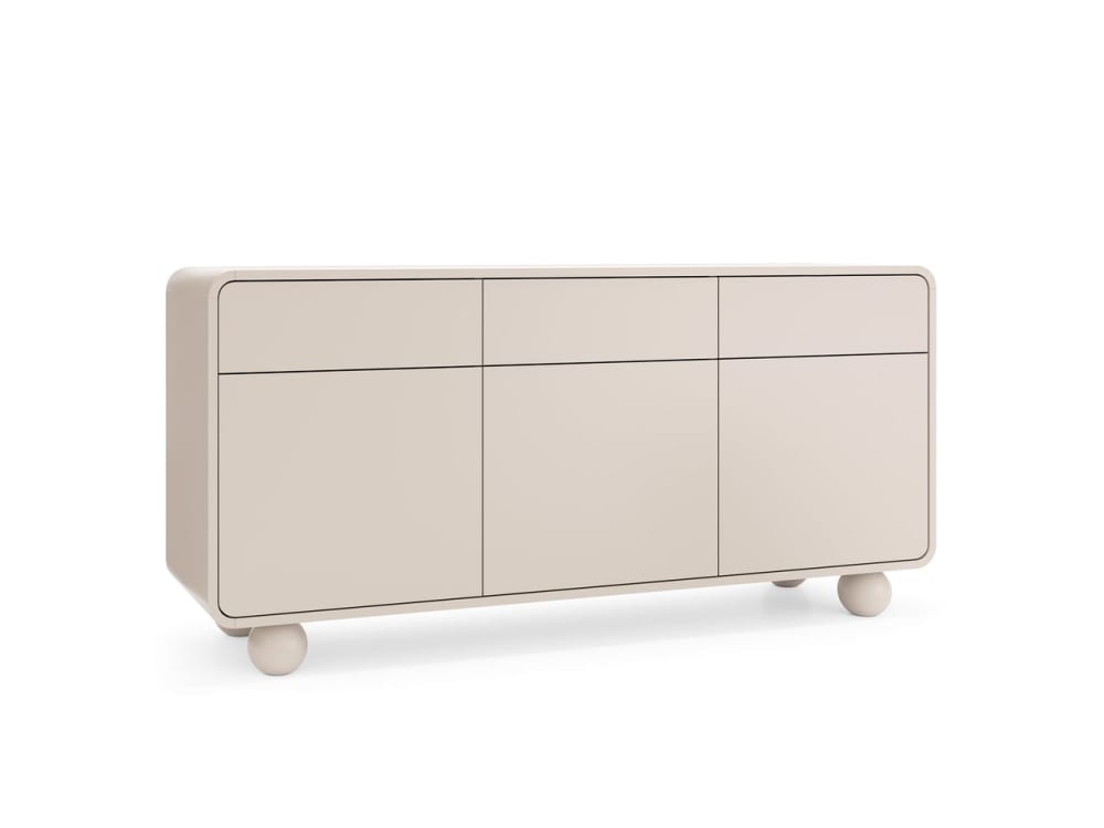 Buffet cachemire 3 portes 3 tiroirs 160x75 cm