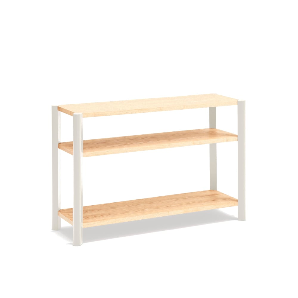Bibliothèque ouverte 3 étagères 125x84 cm
