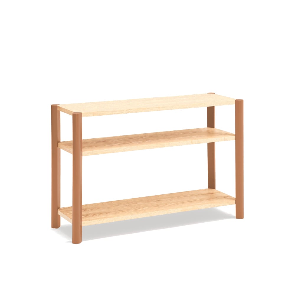 Bibliothèque ouverte 3 étagères 125x84 cm