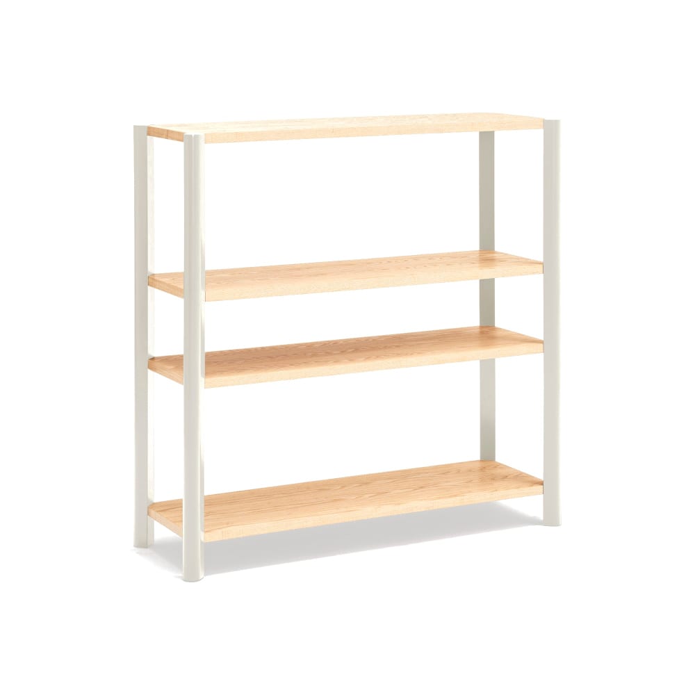 Bibliothèque ouverte 4 étagères 125x128 cm