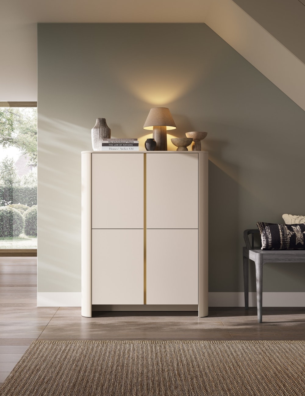 Sideboard 4 Türen 103x132 cm - Maisons Du Monde