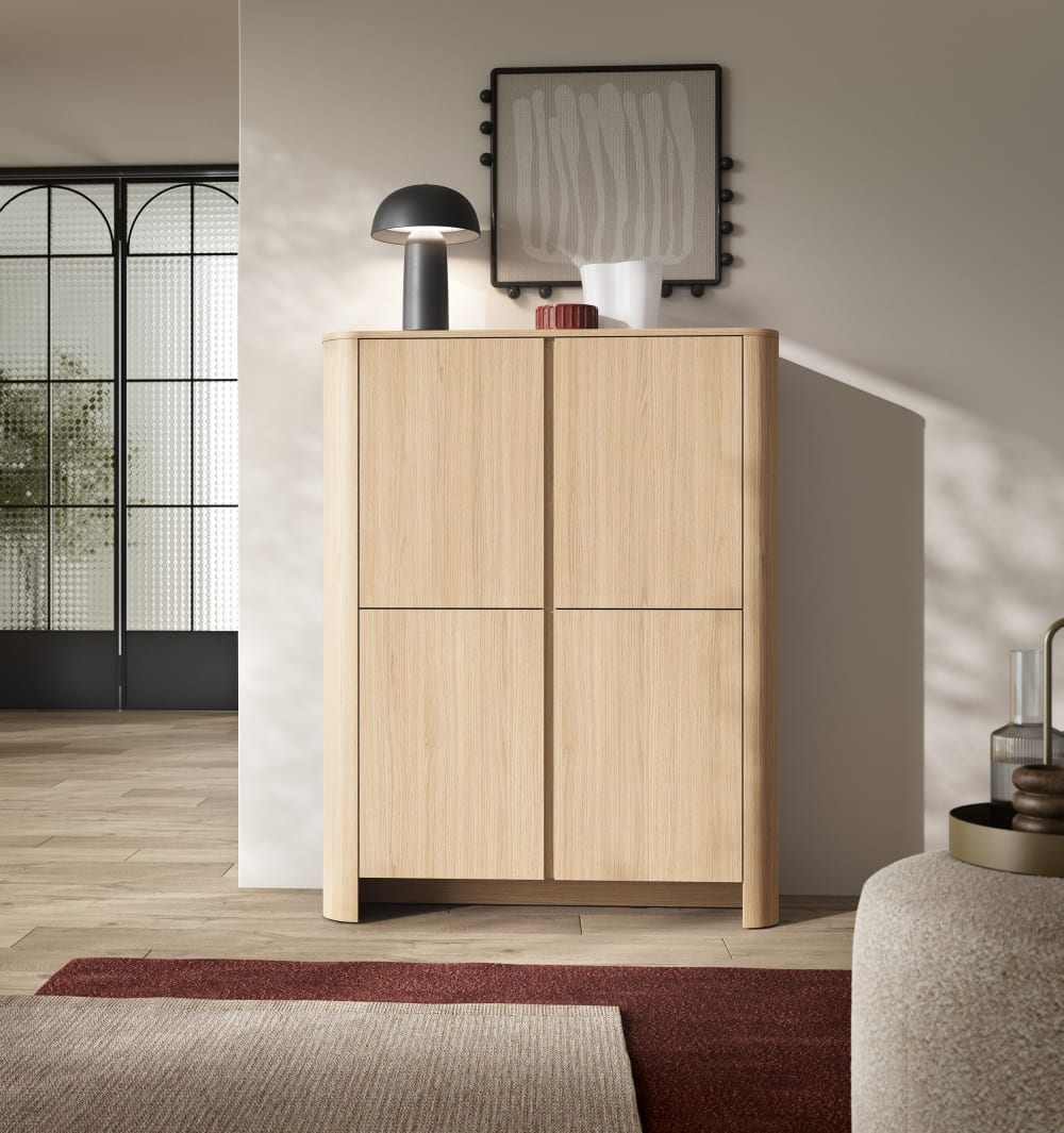 Sideboard 4 Türen 103x132 cm - Maisons Du Monde