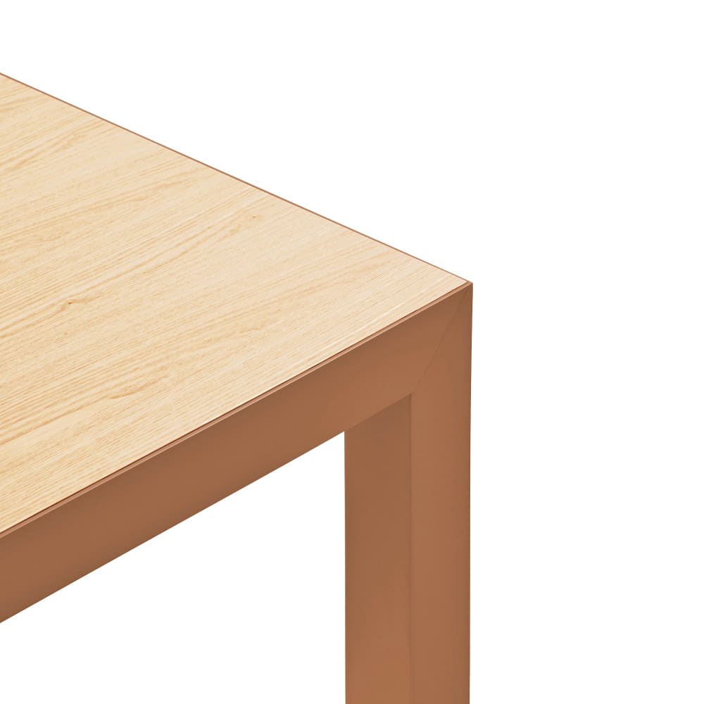 Rechteckiger Tisch mit Metallbeinen 180 x 75 cm - Maisons Du