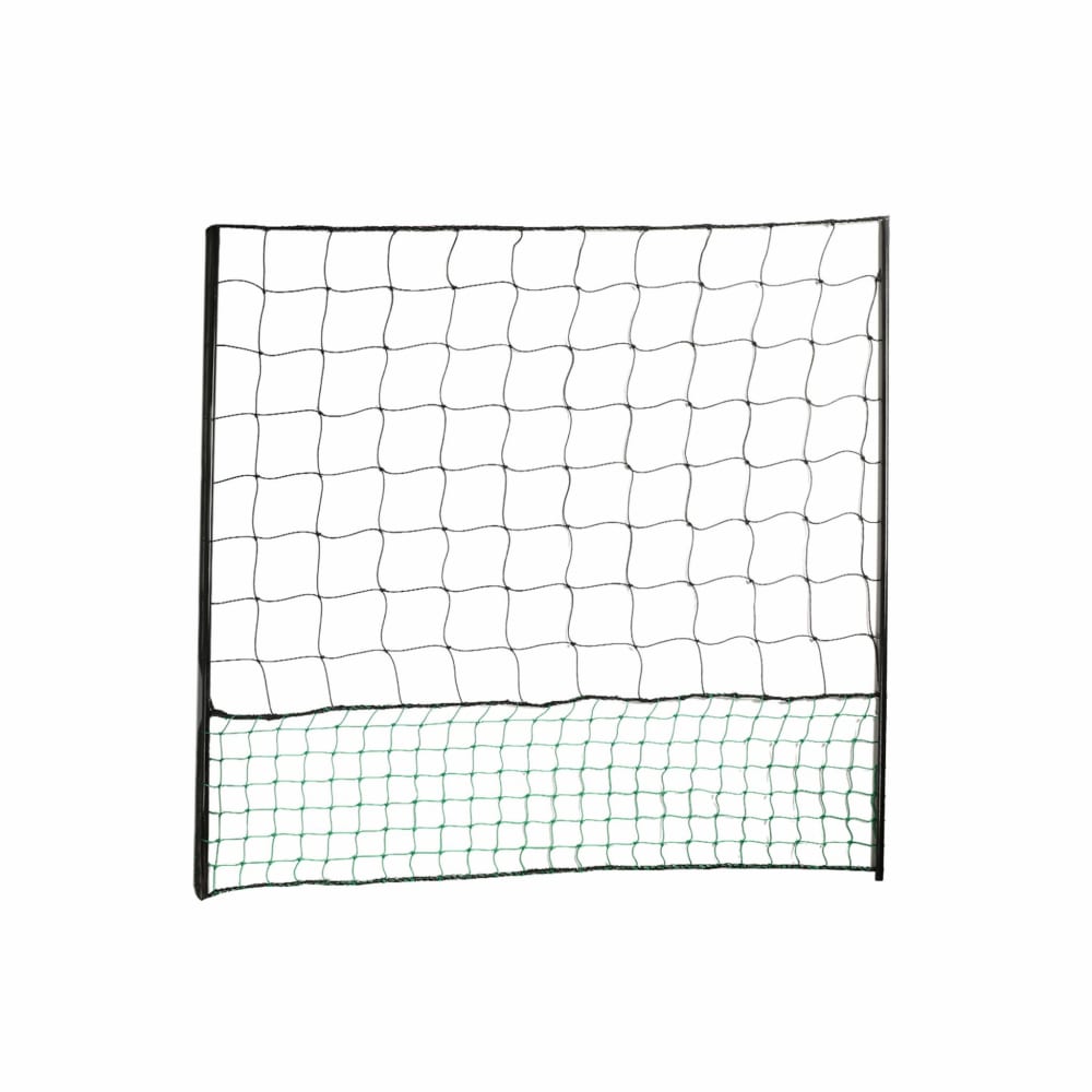 Hühnerzaun-Set 50m mit 14 Doppelspikes, verstellbar, Zugangstür,