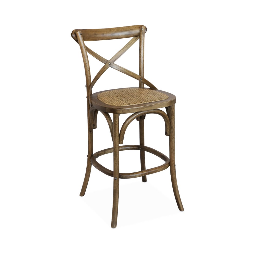 sweeek Bistro-Barhocker Vintage Holz antikbraun sweeek style vintage - Holz