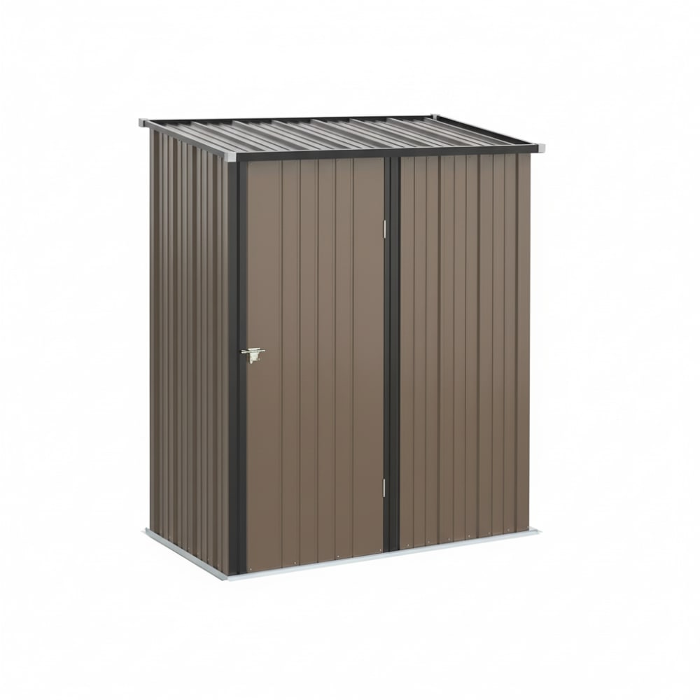 Abri de jardin marron