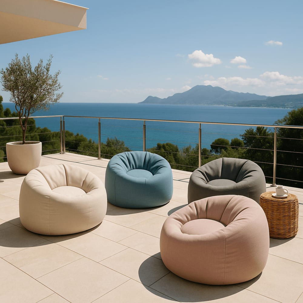 Kinder Pouf Outdoor weich und strapazierfähig - Maisons Du Monde