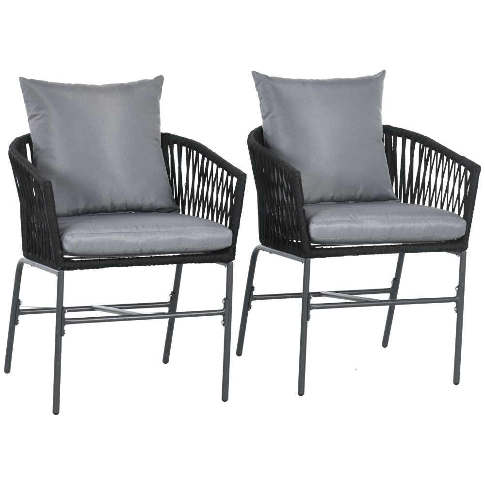 Lot 2 chaises jardin