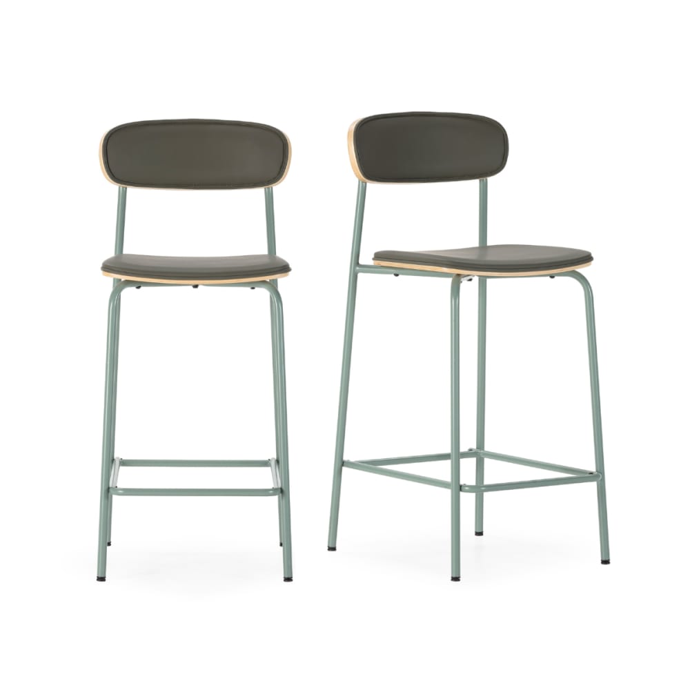 tabourets en lot de 2