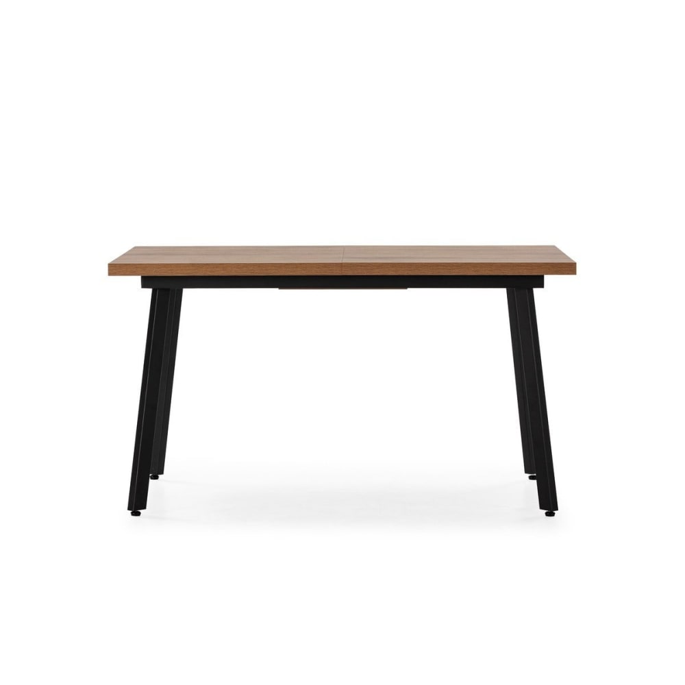 Table à manger extensible 138/178 cm effet chêne foncé