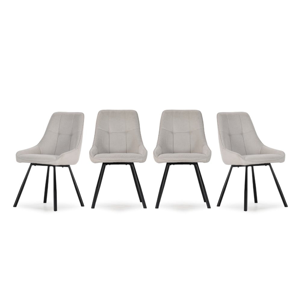 chaises en lot de 4 en