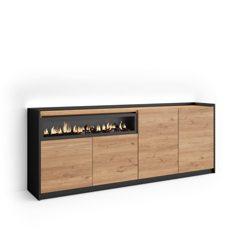 buffet effet bois de