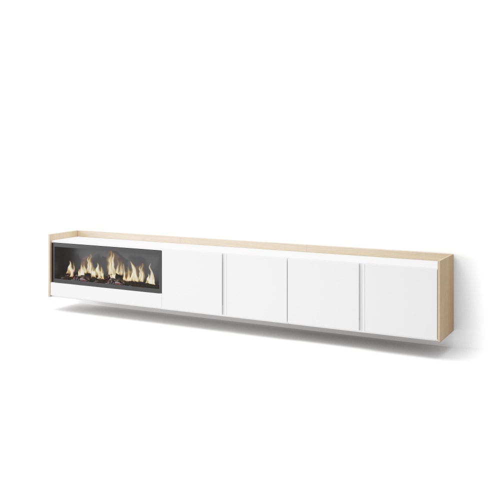 Meuble tv effet bois - xxl