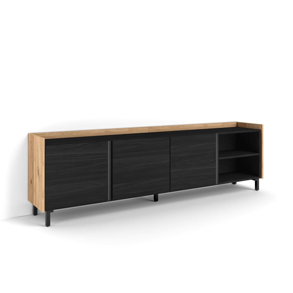 Meuble tv effet bois