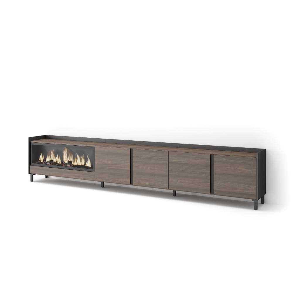 Meuble tv effet bois