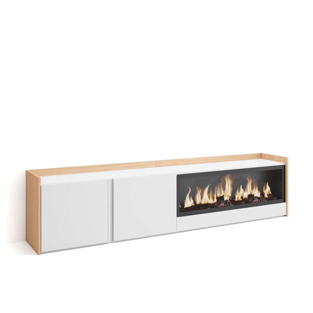 Meuble tv effet bois