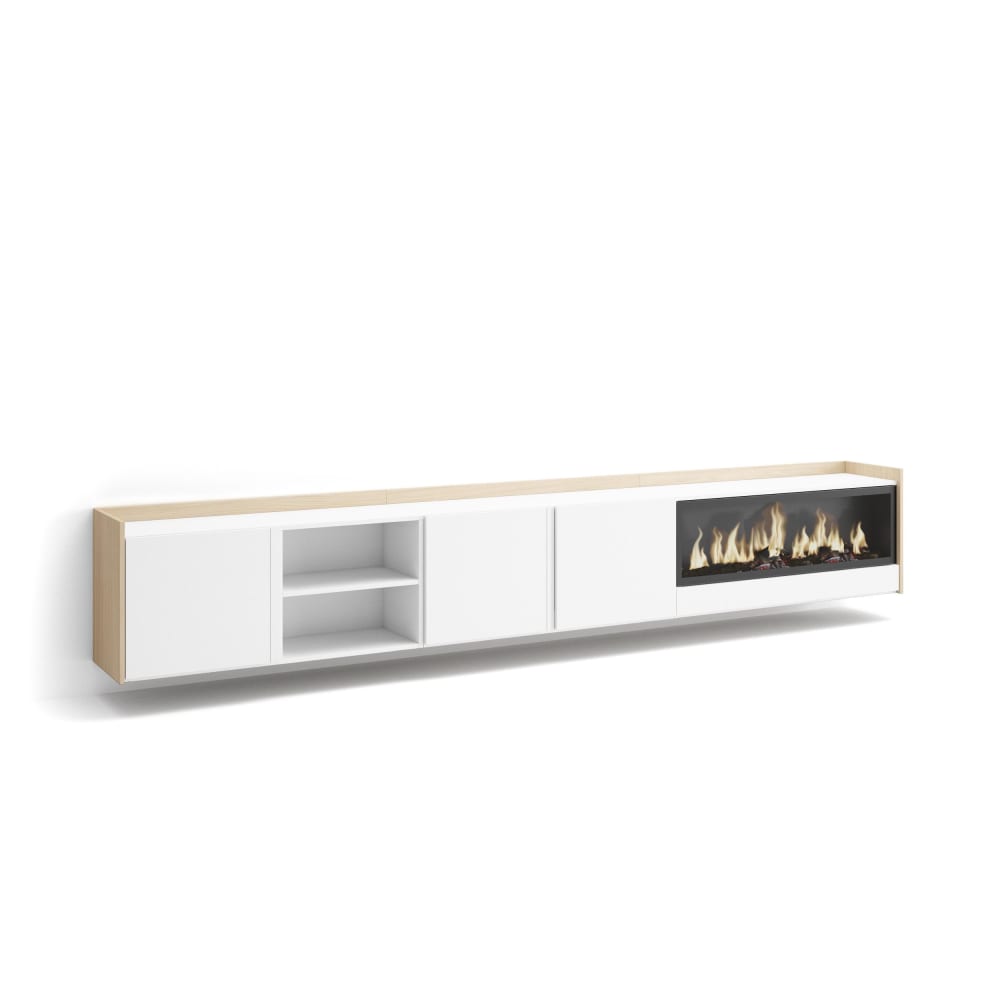 Meuble tv effet bois - xxl