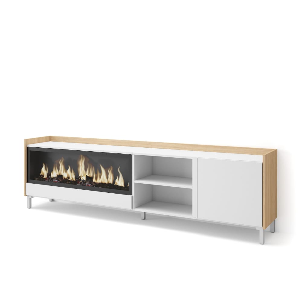Meuble tv effet bois