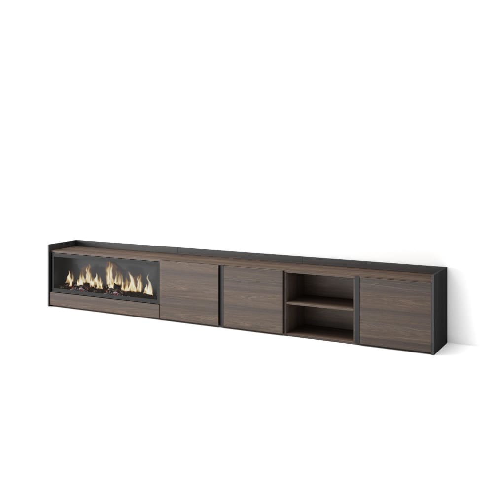 Meuble tv effet bois