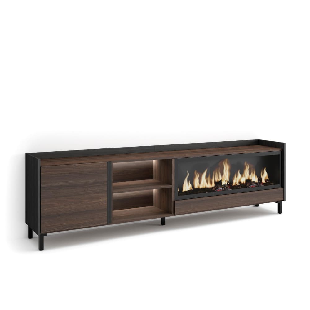 Meuble tv effet bois