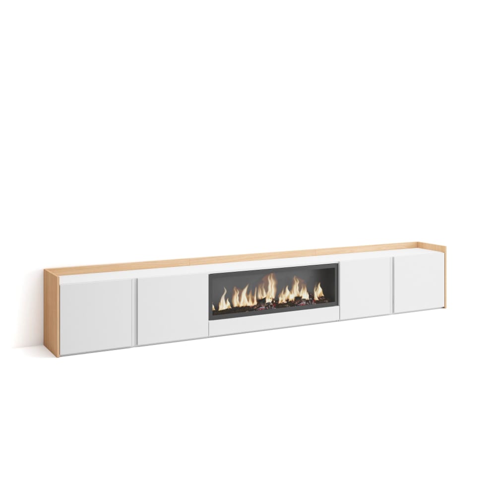 Meuble tv effet bois