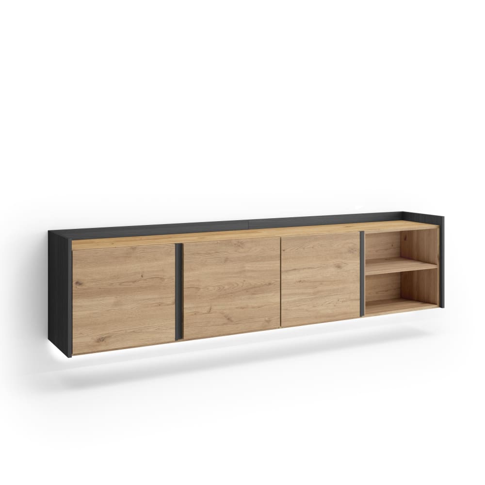 Meuble tv effet bois