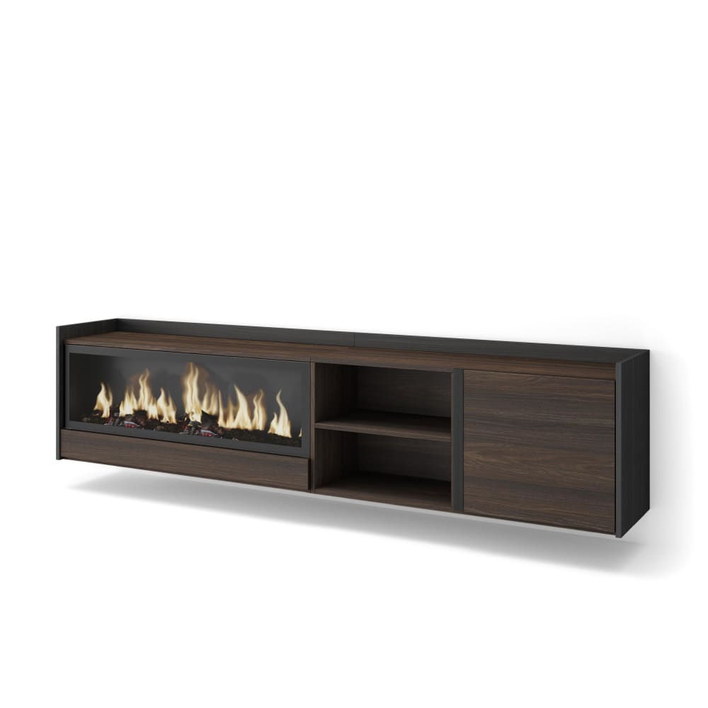 Meuble tv effet bois