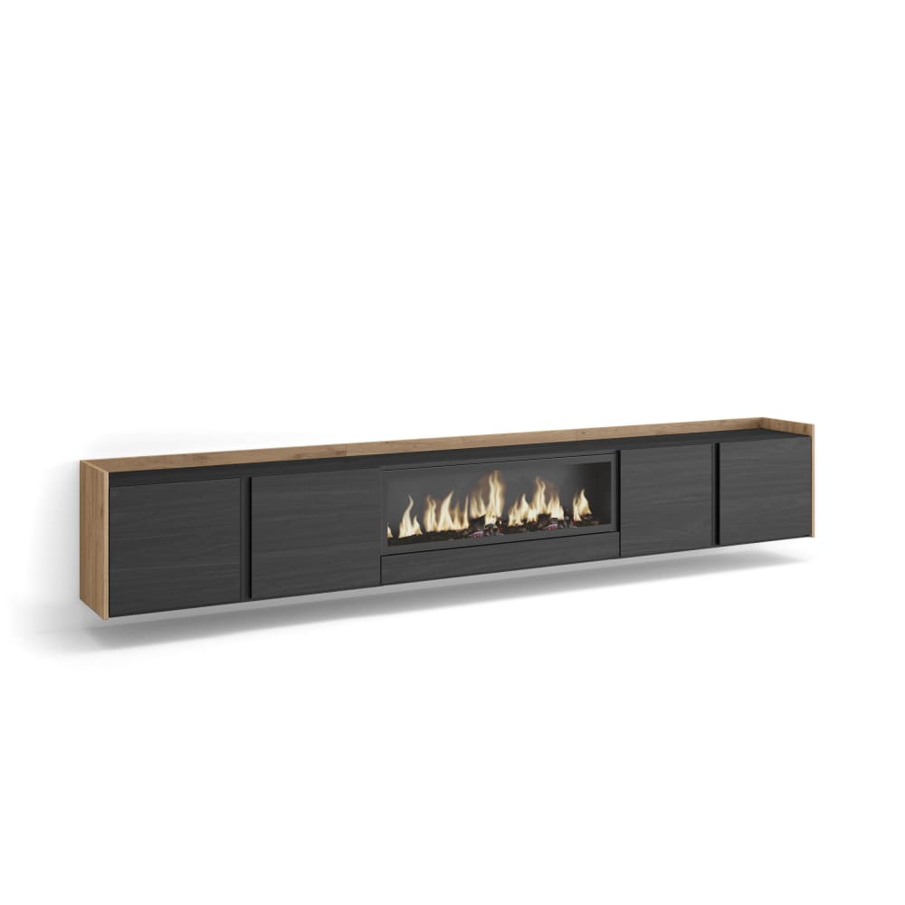 Meuble tv effet bois - xxl