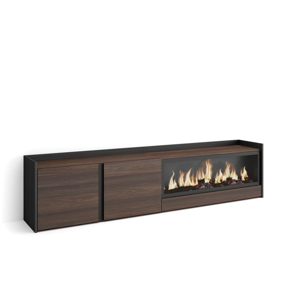 Meuble tv effet bois