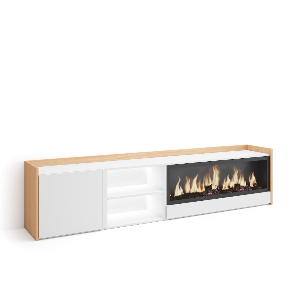 Meuble tv effet bois - xxl
