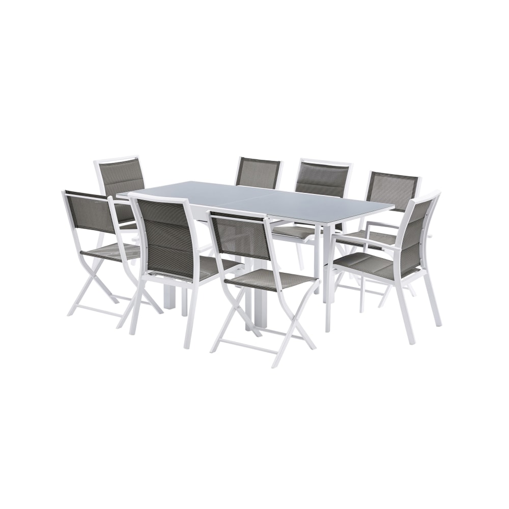 ensemble de jardin en - gris