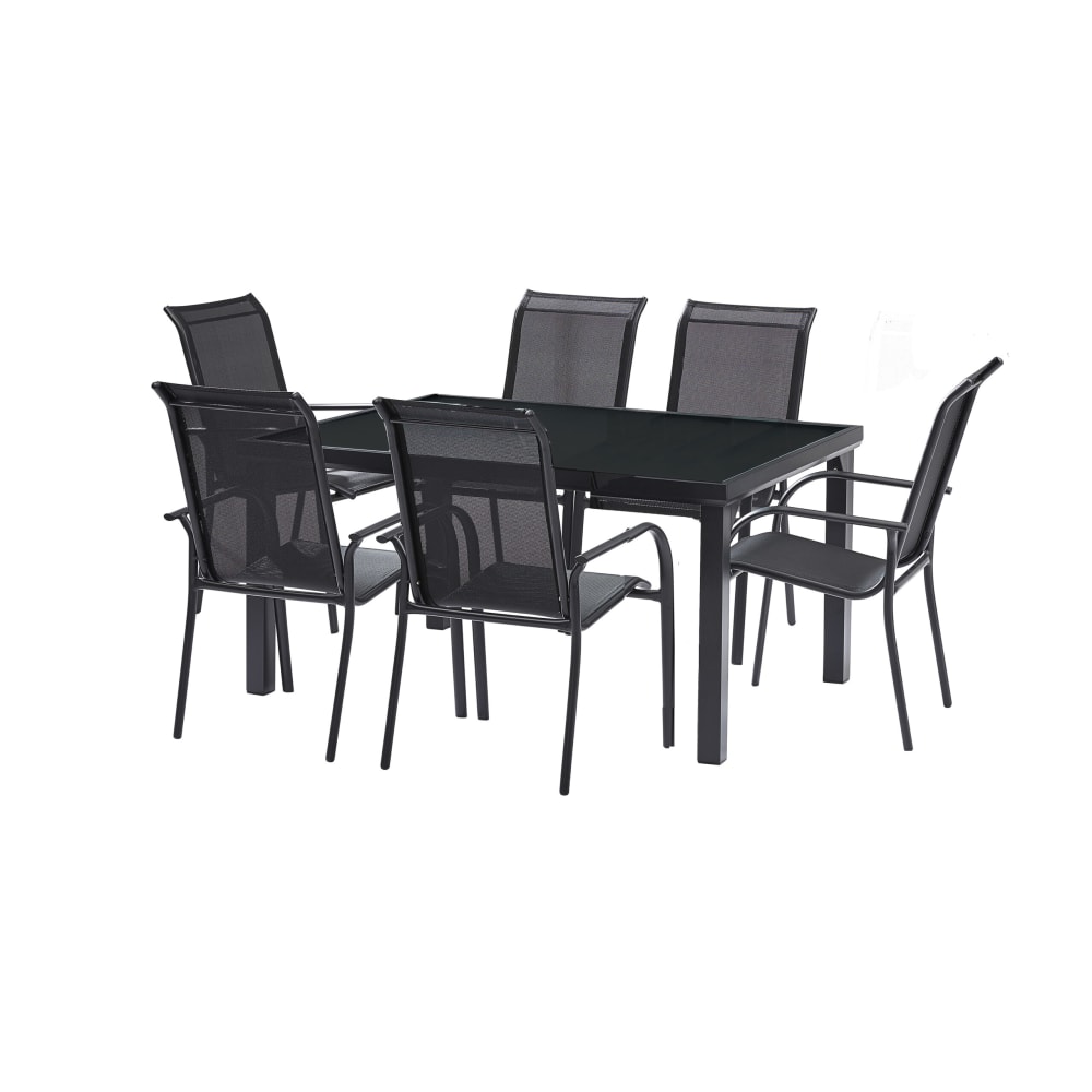 Ensemble jardin en aluminium - verre