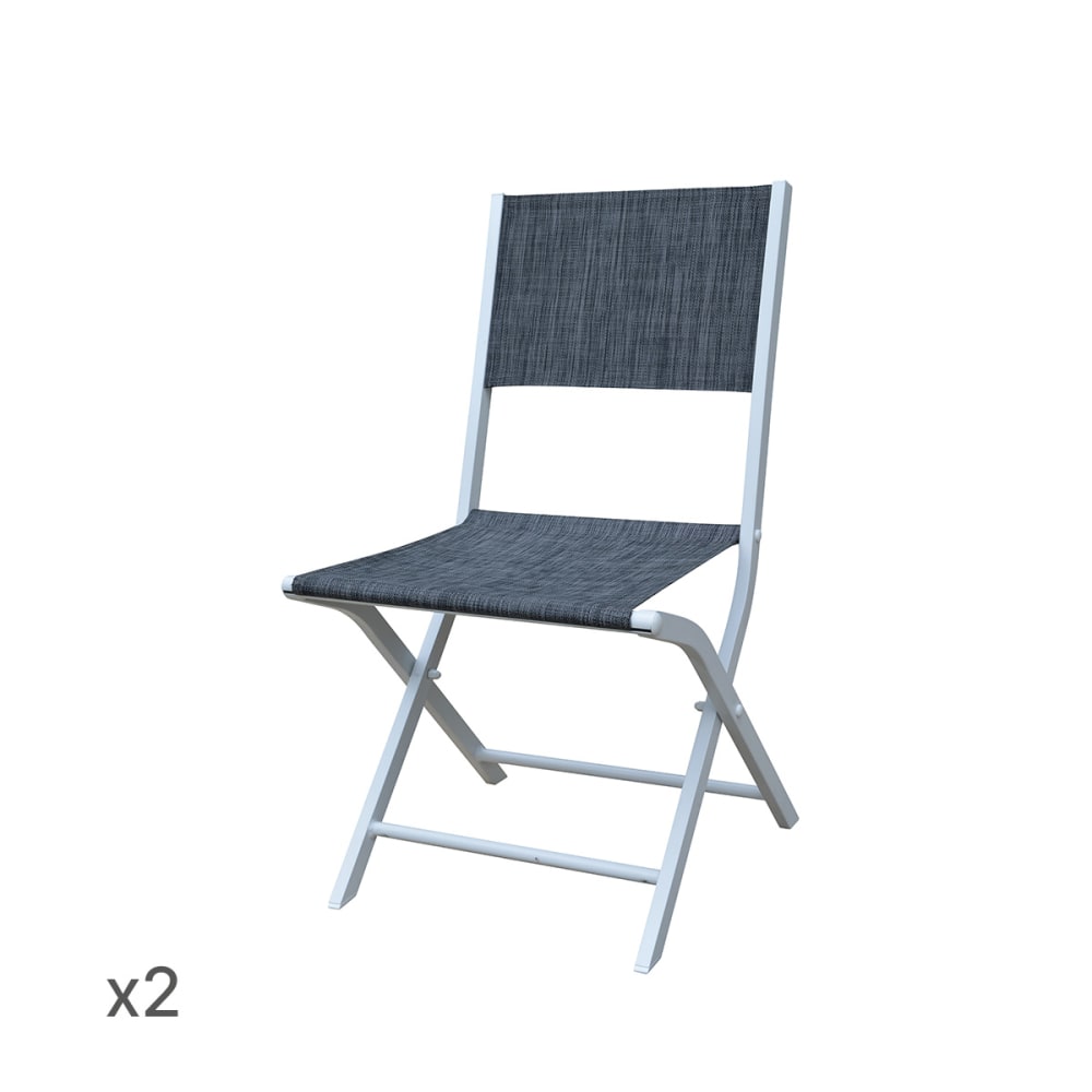 chaise de jardin en aluminium - pliante