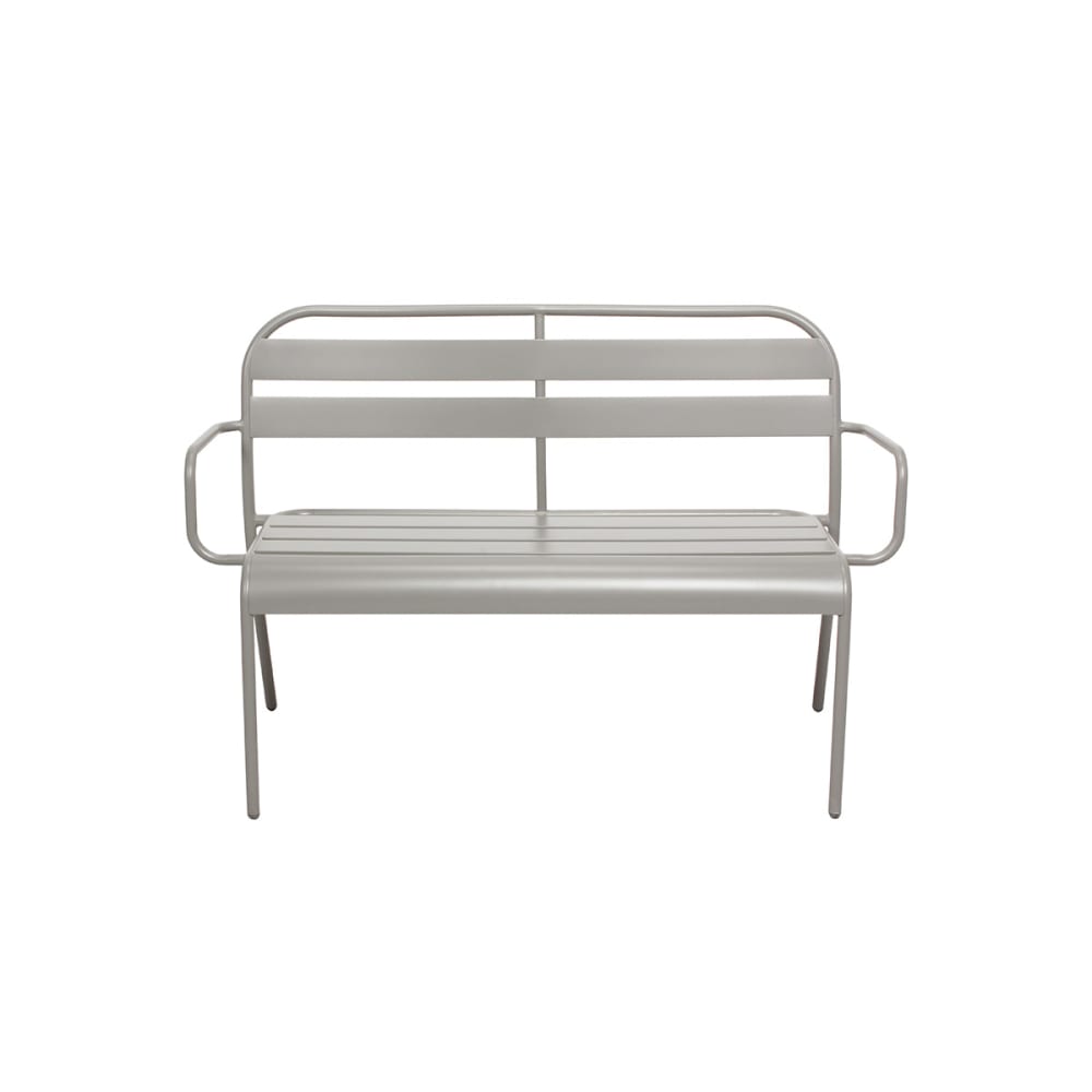 banc de jardin en aluminium