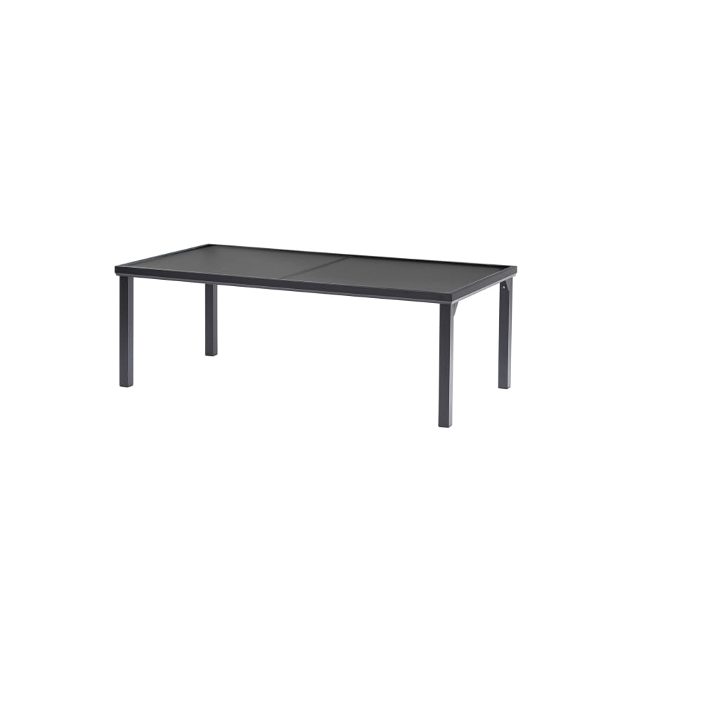 Table de jardin en aluminium - noir