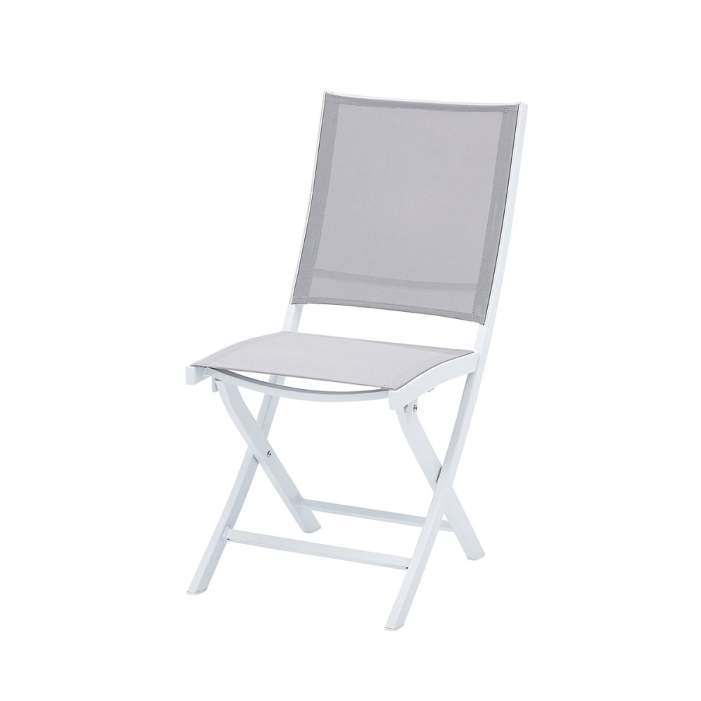 chaise de jardin en aluminium