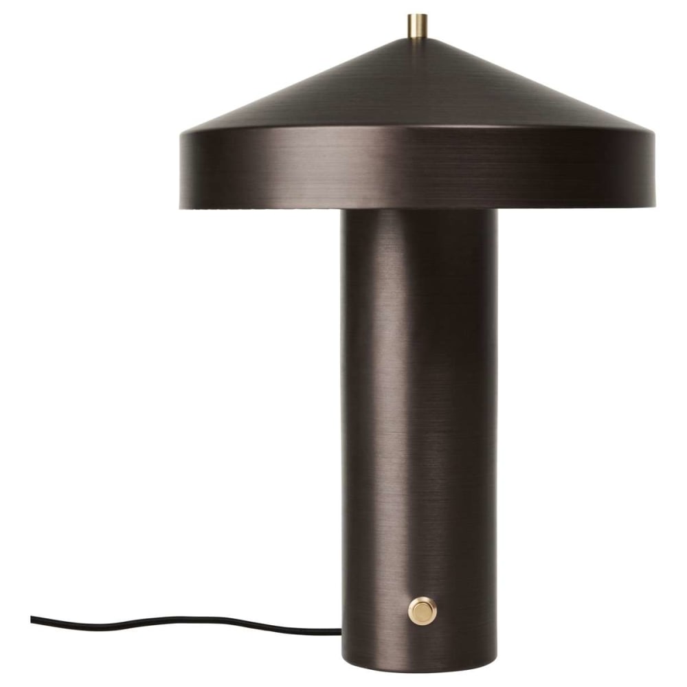 Lampe de table d’intérieur marron en métal 30×41 cm