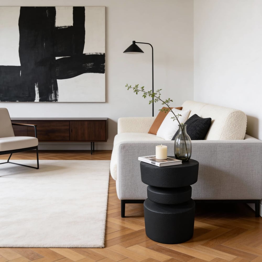 Beistelltisch Moderner aus schwarz 46x35x35 - Maisons Du Monde