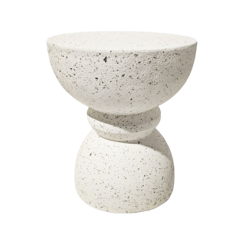 Table basse moderne en Noir Blanc 42,5x35x35