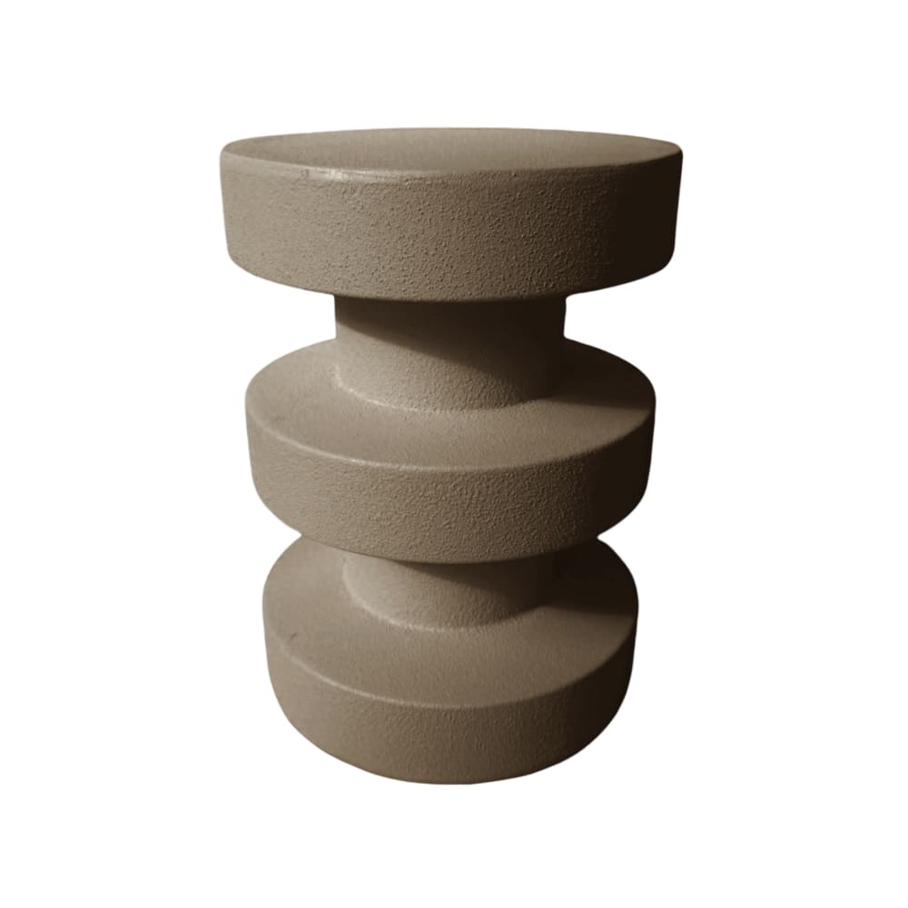 Table basse moderne en marron moka 45x33x33