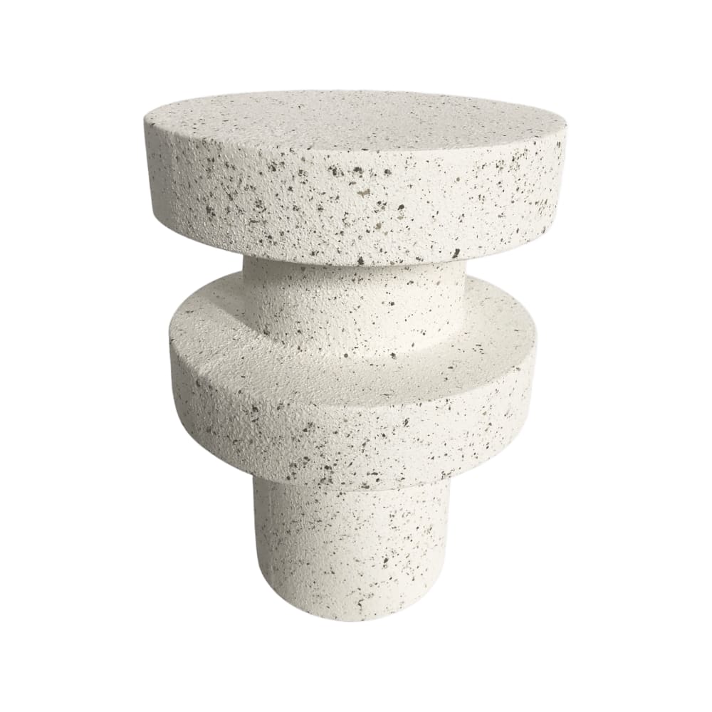 Table basse moderne en noir blanc 45x33x33