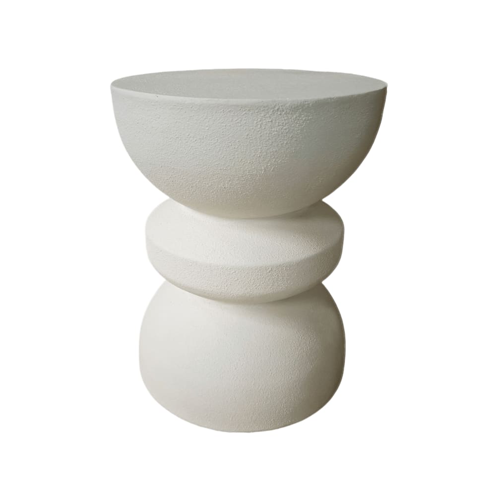 Table basse moderne en Blanc 44,5x35x35