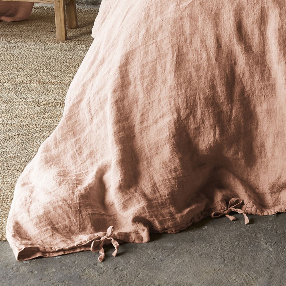 Housse de couette lin uni 220x240 cm — vue 4