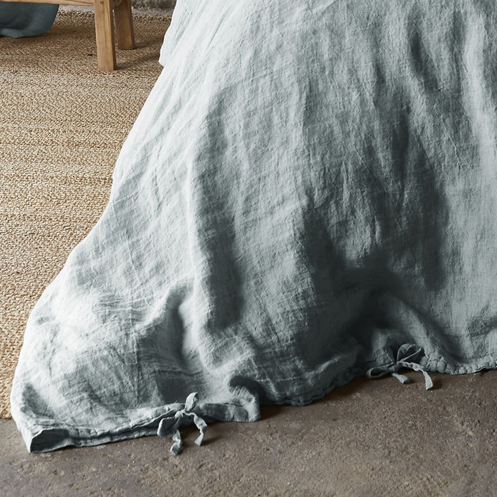 Housse de couette lin uni 240x260 cm — vue 4