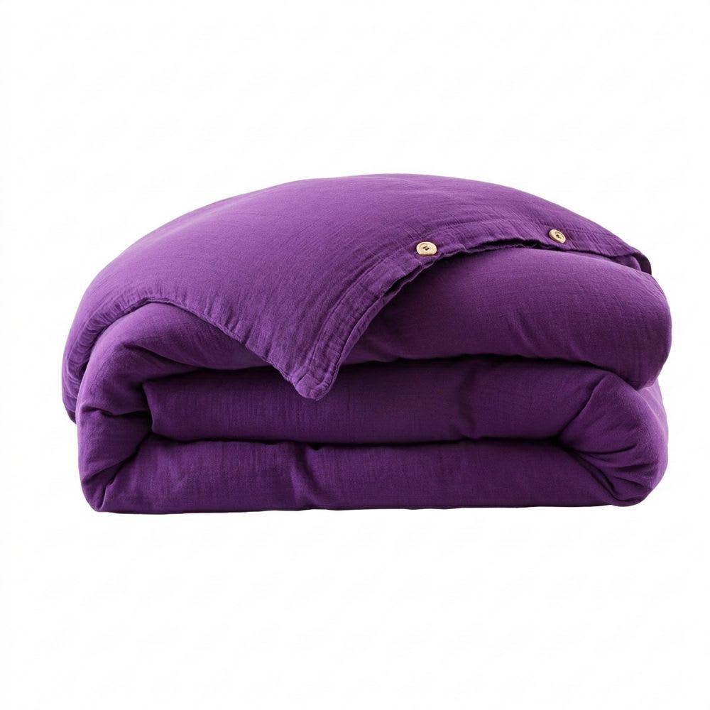 Housse de couette gaze de coton à motifs 220x240 cm - Maisons du Monde