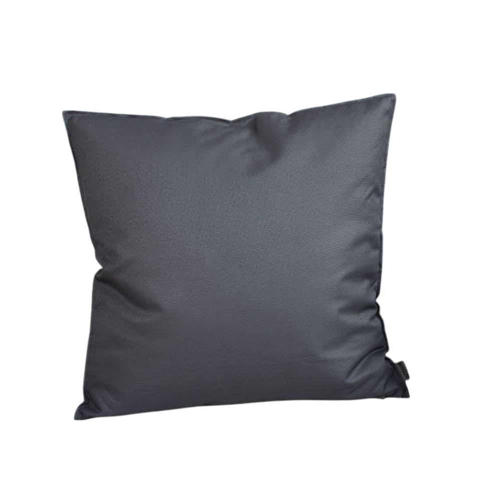 Coussin outdoor anti uv et déperlant uni gris 60x60 cm
