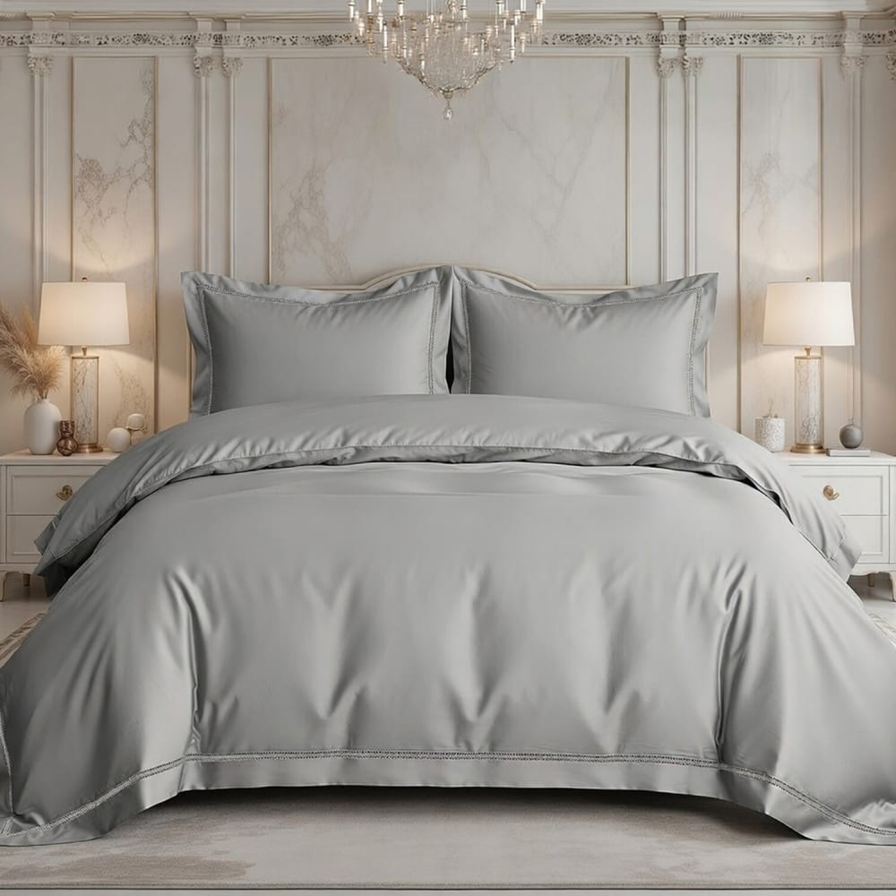 Parure de lit en satin